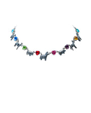 Gargantilla Burrito Sabanero, joya de plata .925, con cristal Swarovski – Gabriela Sánchez (vista 2)