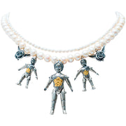 Collar Danza Muñecas con Perlas, joya de plata .925 – Gabriela Sánchez