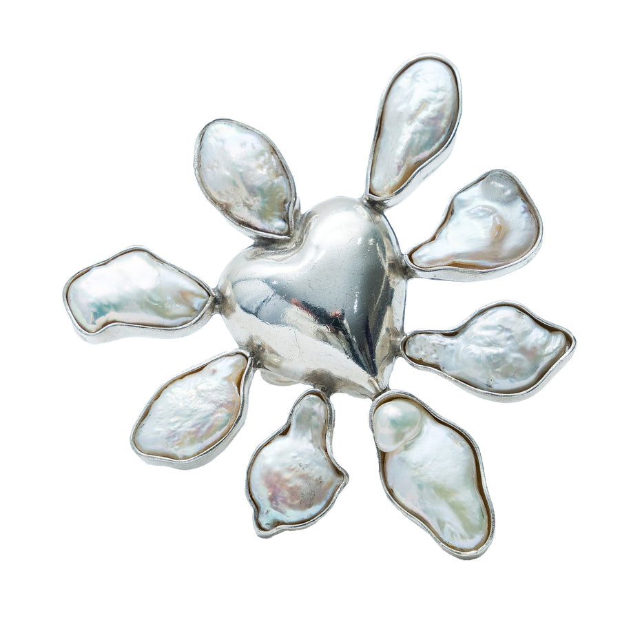 Anillo Latido de Perla, joya de plata .925 – Gabriela Sánchez