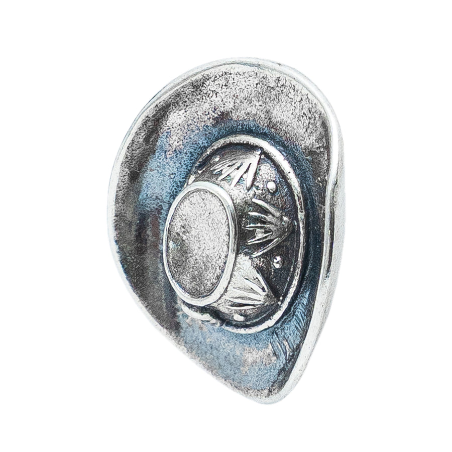 Pin Sombrero Vaquero, joya de plata .925 – Gabriela Sánchez (vista 2)