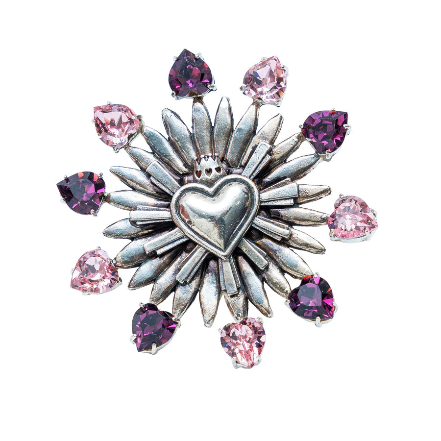 Anillo Promesa del Corazón, joya de plata .925, con cristal Swarovski – Gabriela Sánchez (vista 4)