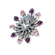 Anillo Promesa del Corazón, joya de plata .925, con cristal Swarovski – Gabriela Sánchez