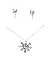 Set Corazón Querido México y Resplandor, joya de plata .925, con perla – Gabriela Sánchez