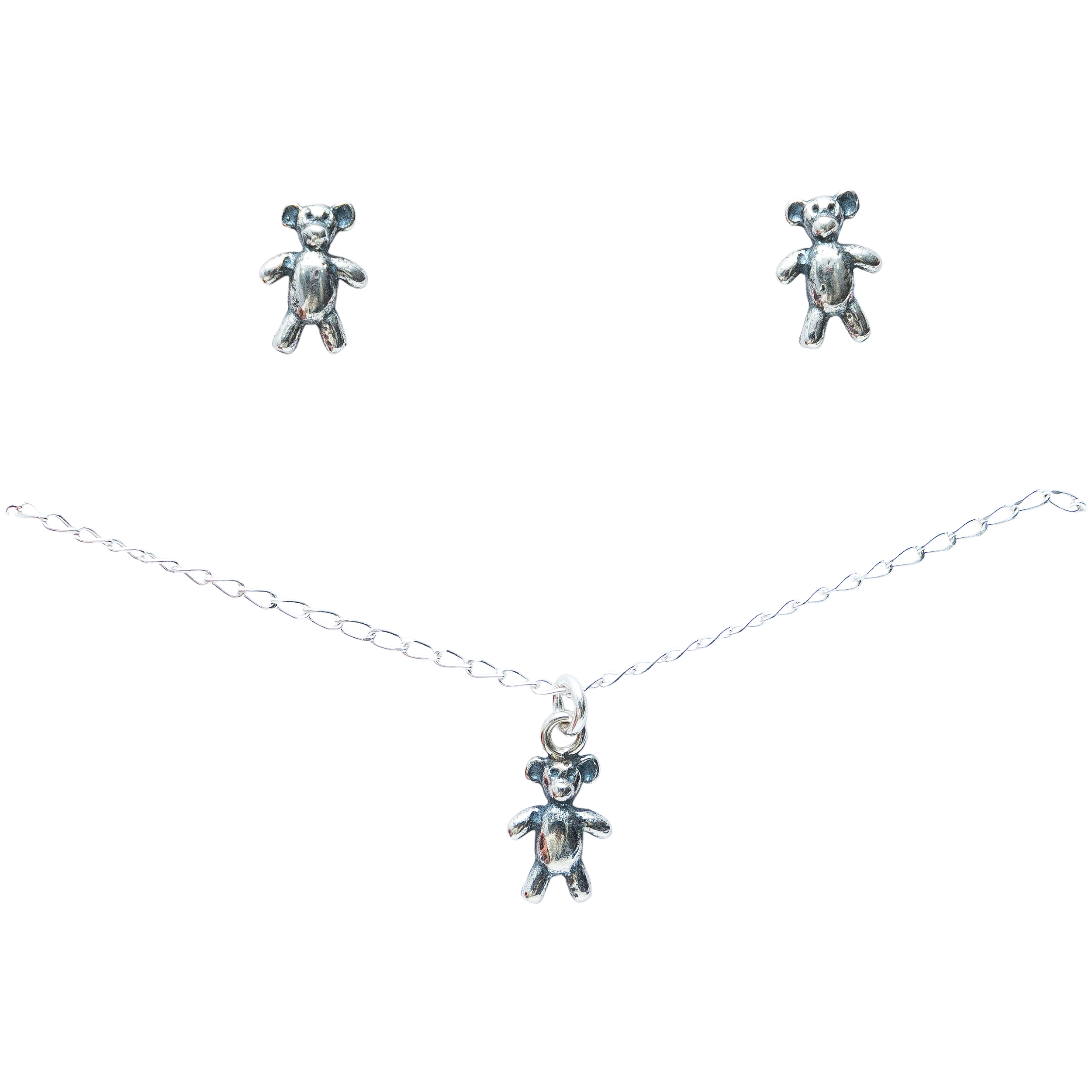 Set Ositos de Peluche, joya de plata .925 – Gabriela Sánchez (vista 2)