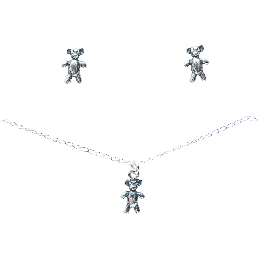 Set Ositos de Peluche, joya de plata .925 – Gabriela Sánchez (vista 2)