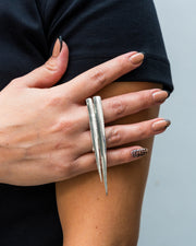 Anillo Entre Pencas Agave, joya de plata .925 – Gabriela Sánchez (vista 2)