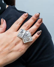 Anillo Juegos del Destino, joya de plata .925 – Gabriela Sánchez (vista 4)