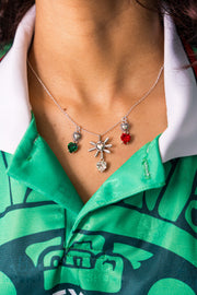Dije México Resplandor, joya de plata .925, con cristal Swarovski – Gabriela Sánchez (vista 2)
