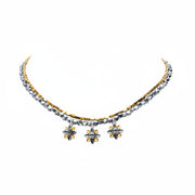 Collar Esplendor de los Dioses, joya de plata .925, con hematita – Gabriela Sánchez
