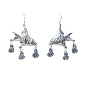 Aretes Castañuelas Marino, joya de plata .925 – Gabriela Sánchez
