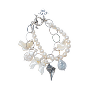 Pulsera Perla Caracola, joya de plata .925 – Gabriela Sánchez