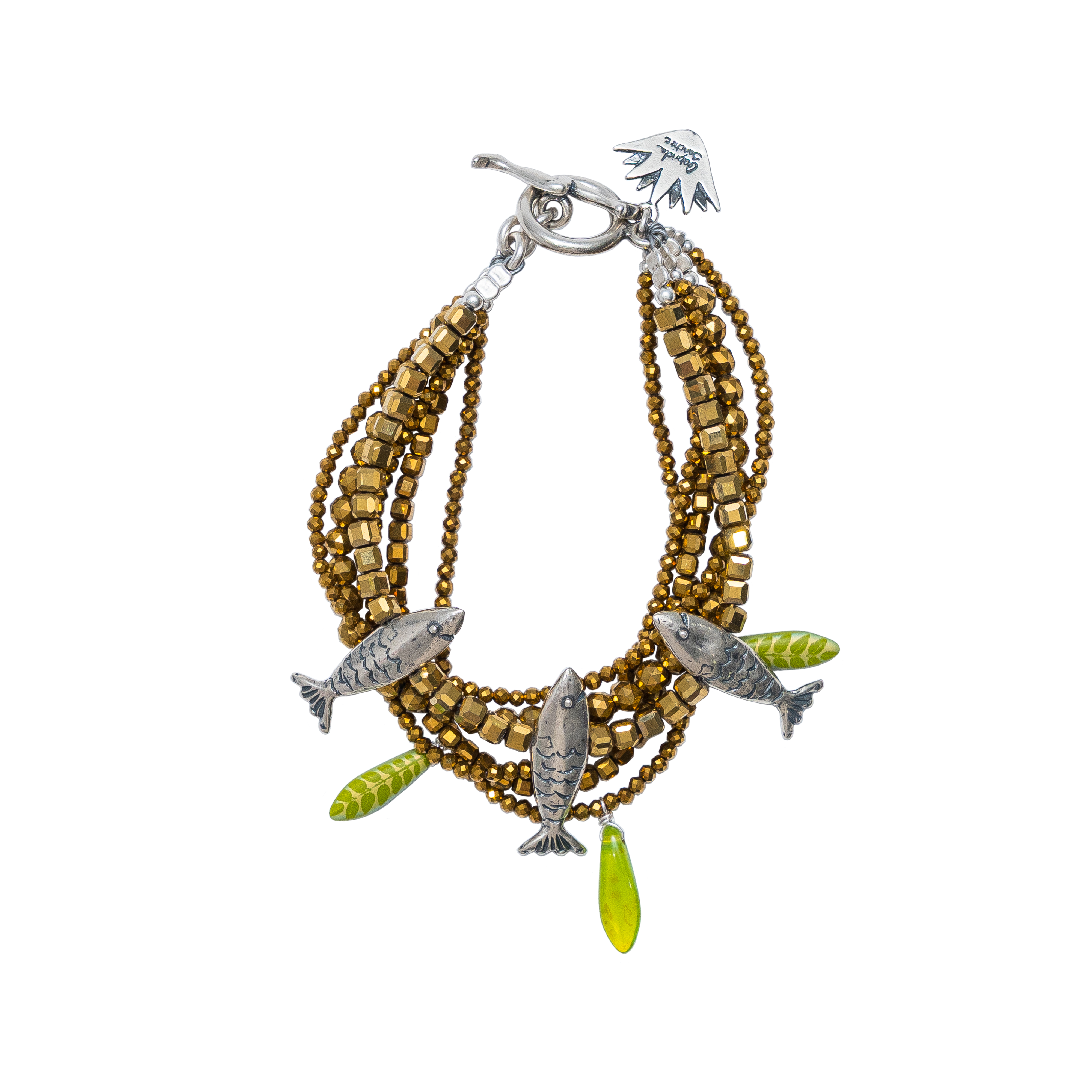 Pulsera Manglar, joya de plata .925, con hematita – Gabriela Sánchez