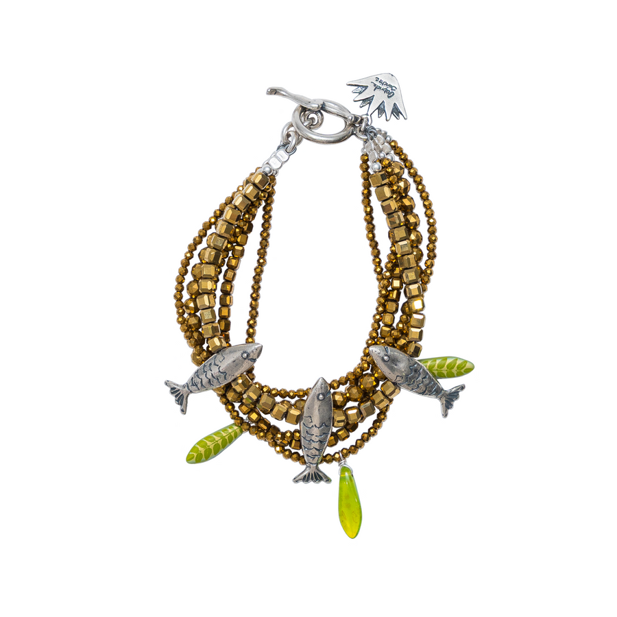 Pulsera Manglar, joya de plata .925, con hematita – Gabriela Sánchez