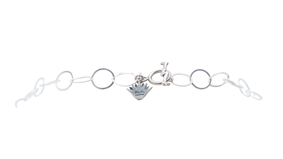 Collar Laguna Rosa, joya de plata .925, con cuarzo y cuarzo rosa – Gabriela Sánchez (vista 5)