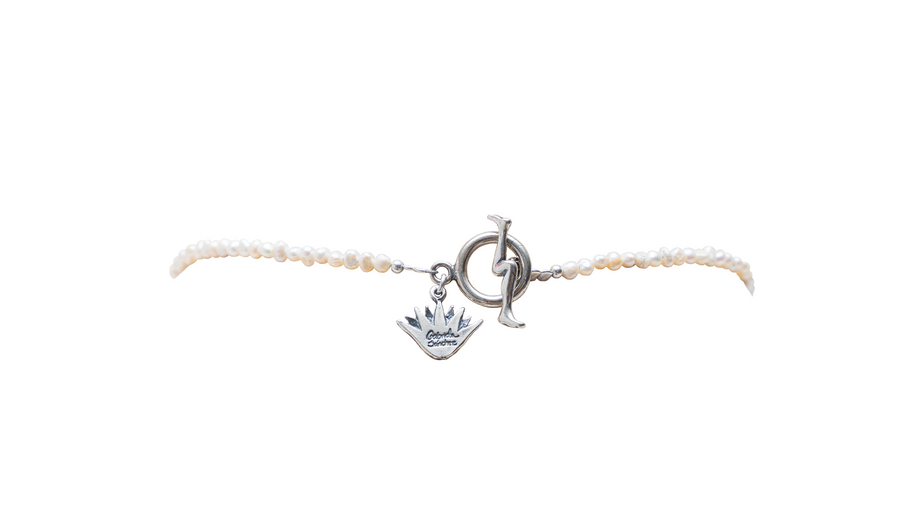 Collar Rey del Amazonas, joya de plata .925, con perla – Gabriela Sánchez (vista 4)