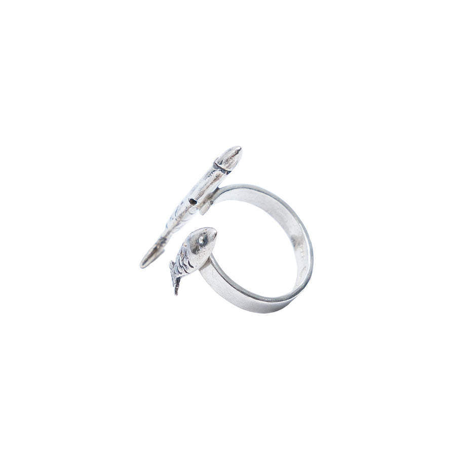 Anillo Pez Mamá y Bebé, joya de plata .925 – Gabriela Sánchez (vista 3)
