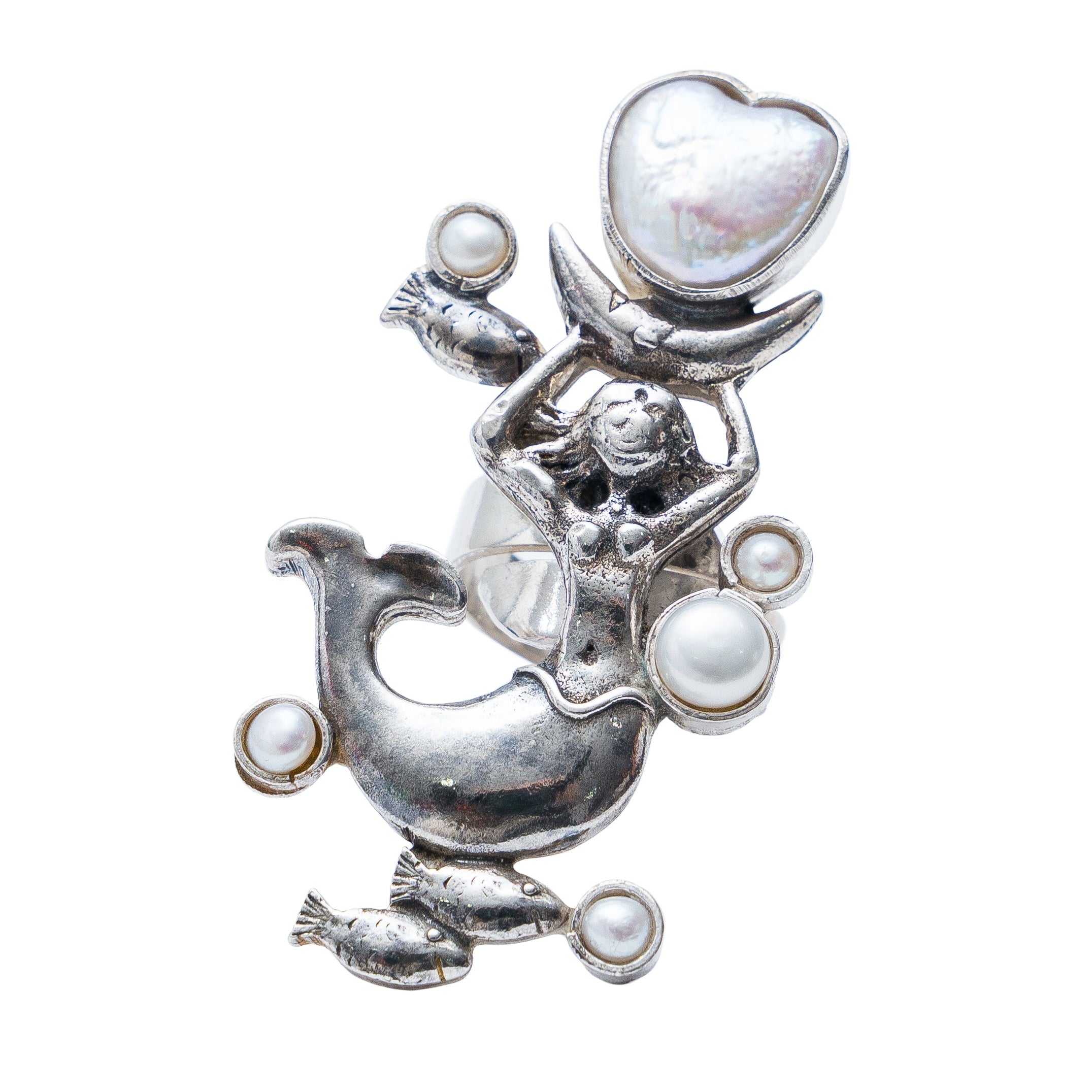 Anillo Contando Perlas, joya de plata .925 – Gabriela Sánchez