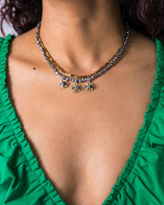 Collar Esplendor de los Dioses, joya de plata .925, con hematita – Gabriela Sánchez (vista 3)