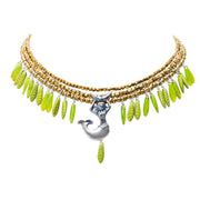 Collar Manglar, joya de plata .925, con hematita – Gabriela Sánchez
