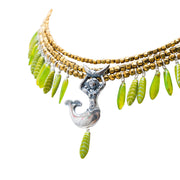 Collar Manglar, joya de plata .925, con hematita – Gabriela Sánchez (vista 5)