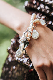 Pulsera Perla Caracola, joya de plata .925 – Gabriela Sánchez (vista 3)