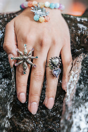 Anillo Cardumen de Amor, joya de plata .925, con cristal Swarovski – Gabriela Sánchez (vista 4)