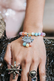 Pulsera Islas de Anemona, joya de plata .925, con selenita – Gabriela Sánchez (vista 4)
