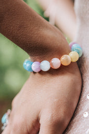 Pulsera Destellos del Mar, joya de plata .925, con selenita – Gabriela Sánchez (vista 2)