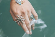 Anillo Cardumen de Amor, joya de plata .925, con cristal Swarovski – Gabriela Sánchez (vista 2)
