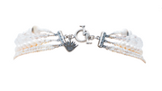 Choker Bordado entre Conchas, joya de plata .925, con perla y cristal Swarovski – Gabriela Sánchez (vista 7)