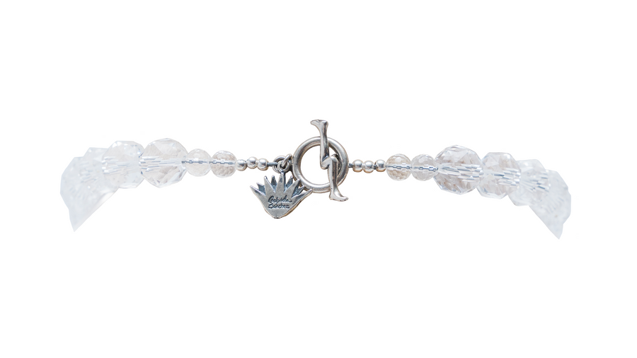Collar Canción del Mar, joya de plata .925, con cristal Swarovski – Gabriela Sánchez (vista 3)