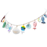 Collar Arrecife Multicolor, joya de plata .925, con perla y resina – Gabriela Sánchez (vista 3)