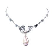 Collar Serenata Encantada, joya de plata .925, con perla – Gabriela Sánchez