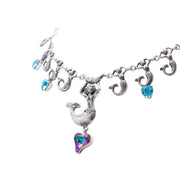 Gargantilla Hijas de la Luna, joya de plata .925, con cristal Swarovski – Gabriela Sánchez (vista 5)
