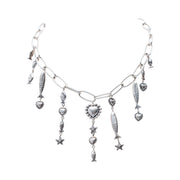 Collar Pez Corazón, joya de plata .925 – Gabriela Sánchez (vista 2)
