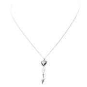 Dije Encontré tu Corazón, joya de plata .925, con cuarzo – Gabriela Sánchez