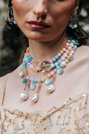 Collar Fiesta Marina, joya de plata .925, con concha y perla – Gabriela Sánchez (vista 5)