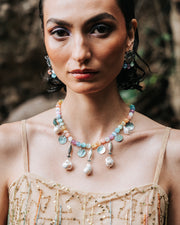 Collar Fiesta Marina, joya de plata .925, con concha y perla – Gabriela Sánchez (vista 2)