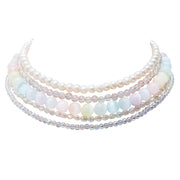 Collar Reflejo Tornasol, joya de plata .925, con perla y cuarzo tornasol – Gabriela Sánchez (vista 2)