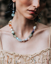 Collar Agua Dulce, joya de plata .925, con amatista y jade – Gabriela Sánchez (vista 6)