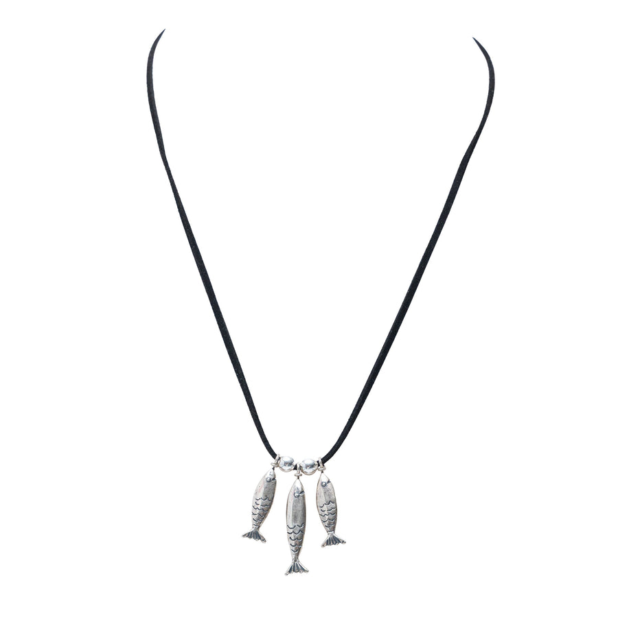 Collar Trío de Peces, joya de plata .925 – Gabriela Sánchez