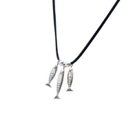 Collar Trío de Peces, joya de plata .925 – Gabriela Sánchez (vista 4)