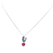 Dije Sirena Enamorada, joya de plata .925, con cristal Swarovski – Gabriela Sánchez