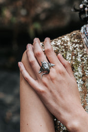 Anillo Mantarraya, joya de plata .925 – Gabriela Sánchez