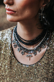 Collar Secretos del Agua, joya de plata .925, con venturina y hematita – Gabriela Sánchez (vista 2)