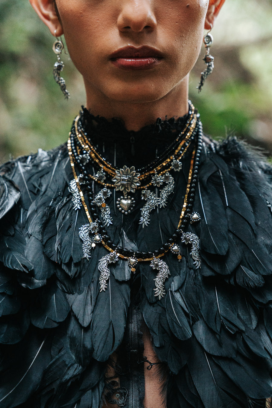 Aretes Guardianes del Agua, joya de plata .925 – Gabriela Sánchez (vista 3)