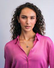 Set Puerquitos Rosa, joya de plata .925, con turmalina – Gabriela Sánchez (vista 4)
