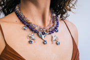 Collar Pez Estrella, joya de plata .925, con amatista – Gabriela Sánchez (vista 4)