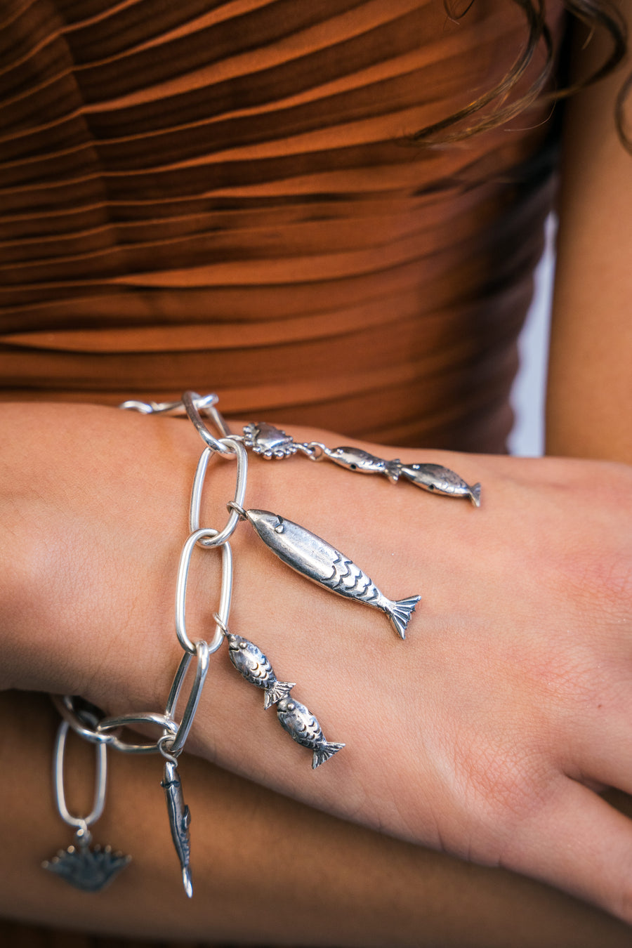 Pulsera Cinturón de Sirena, joya de plata .925 – Gabriela Sánchez (vista 2)