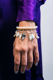 Pulsera Perla Caracola, joya de plata .925 – Gabriela Sánchez (vista 2)